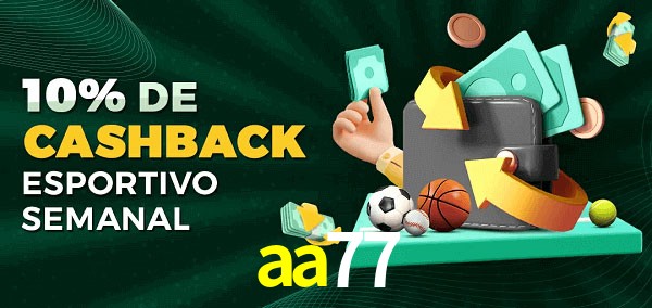 10% de bônus de cashback na aa77